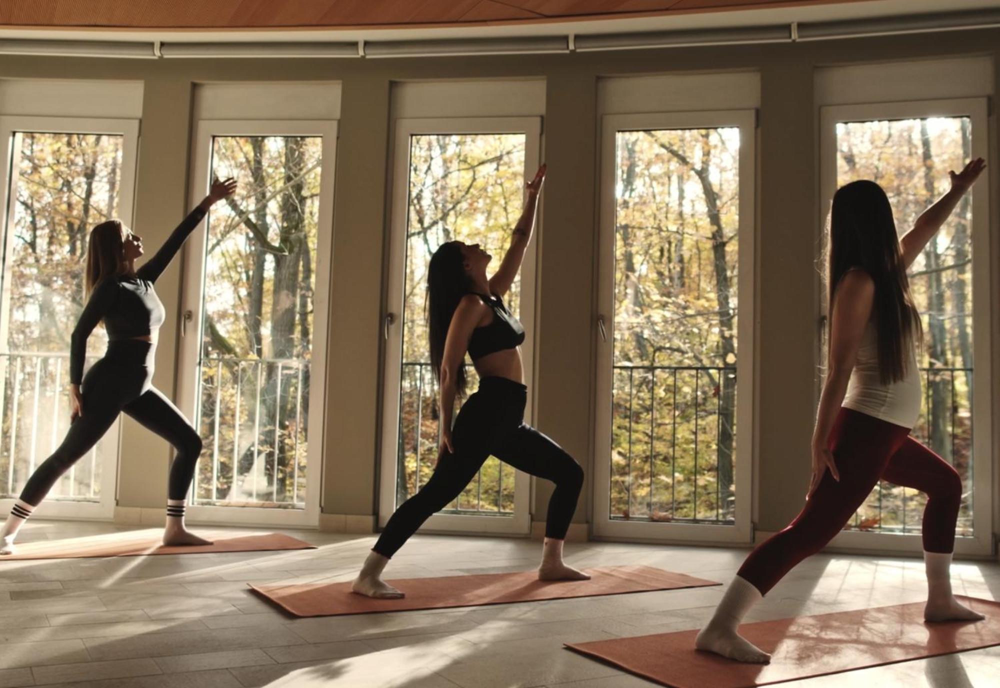 Precise Resort Bad Saarow Dış mekan fotoğraf A yoga class